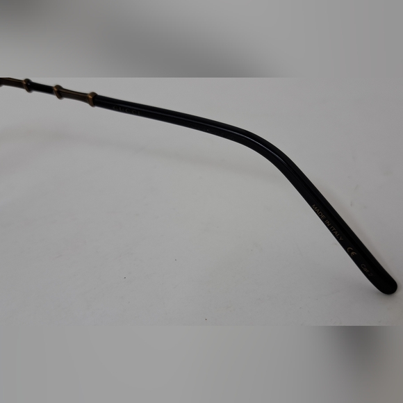 Gucci Sunglasses GG0655SA 001 Black Gold Grey Full Rim Square 56MM 56-17-150 - Picture 13 of 16